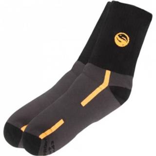 👉 Sock witvis nieuw kleding zwart grijs Guru Waterproof Socks - Black Maat 44/46 5060519391674