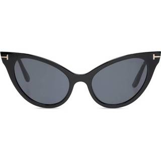 👉 Zonnebril onesize vrouwen zwart Evelyn sunglasses