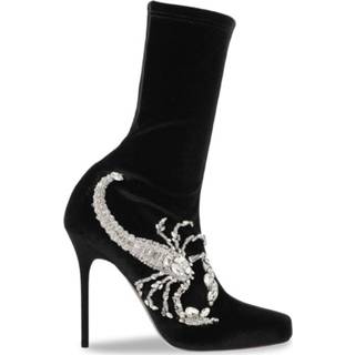 👉 Sock vrouwen zwart Embellished Boots