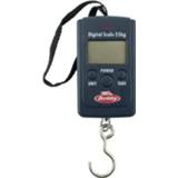 👉 Weeg schaal kunststof zwart weegschaal batterij Berkley Fish Gear Digital Pocket Scale - 25kg