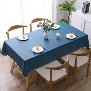 👉 Tafelkleed PVC koningsblauw Effen kleur waterdicht
