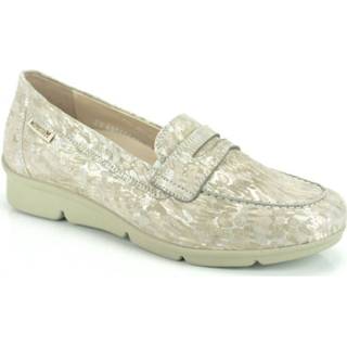 👉 Vrouwen beige Print Moccassin DZ.