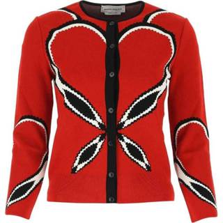 👉 L vrouwen rood Cardigan