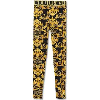 👉 Legging m vrouwen zwart Leggings Velvet Print Baroque 1613691553268