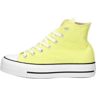 👉 Vrouwen geel Converse - Chuck Taylor All Star Platform Hi 2600104994212