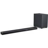 👉 Soundbar zwart Philips B95 met draadloze subwoofer 4895229112612