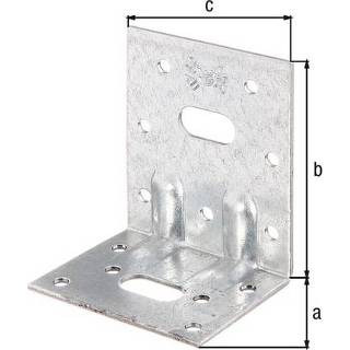 👉 Hoekanker male GAH Alberts extra sterk verzinkt 50x77x64mm 4004338335717