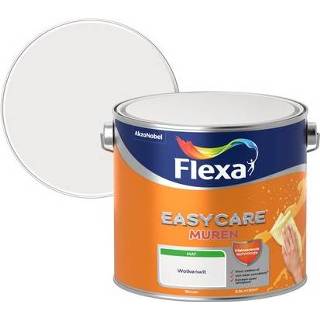 👉 Muurverf male Flexa Easycare Muren mat wolkenwit 2,5L 8711113175500