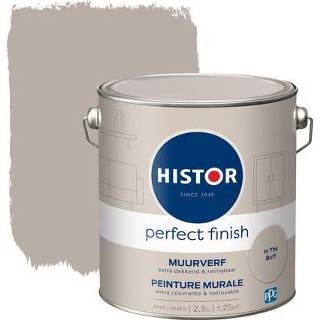 👉 Muurverf male Histor Perfect Finish mat In the Buff 2,5L 8716242966944