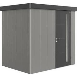 👉 Tuinhuisje grijs male Biohort tuinhuis Neo V2.3 GR1 B + deur kwartsgrijs/donkergrijs 180x236cm 9003414870338
