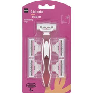 👉 Vrouwen HEMA Dames Scheersysteem 3 Bladen 4 Navullingen 8718537856428