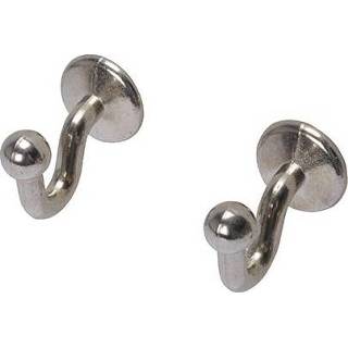 Embrasse haak chroom klein male Sencys embrassehaken formaat - 2 stuks 5400107466597