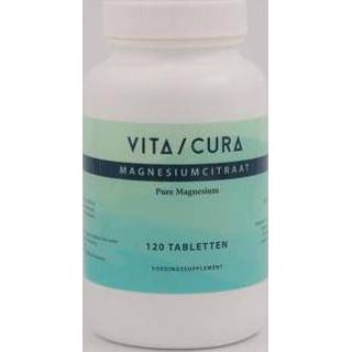 👉 Magnesium Vitacura citraat 200 mg 120tb 8719326060460