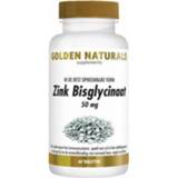 👉 Zink Golden Naturals bisglycinaat 50 mg 60tb 8718164646881