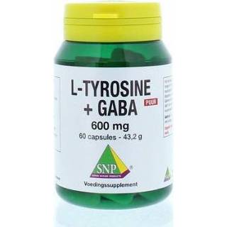 👉 SNP L-Tyrosine + GABA 600 mg puur 60ca 8718591425691