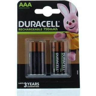 👉 Duracell Rechargeable AAA 750 mAh 4st 5000394090231