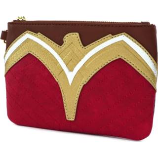 👉 Leather vrouwen Loungefly DC Comics Wonder Woman Faux Wristlet