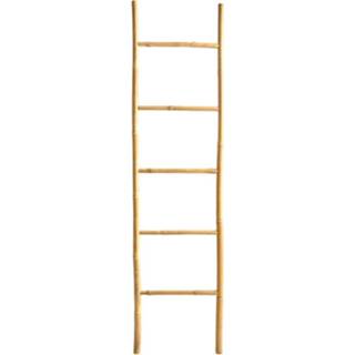 👉 Ladder bamboe naturel Decoratieve - 45x170 cm 8716963703491