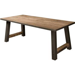 👉 Eettafel zwart hout active standaard Eetkamertafel Nano 240x100cm