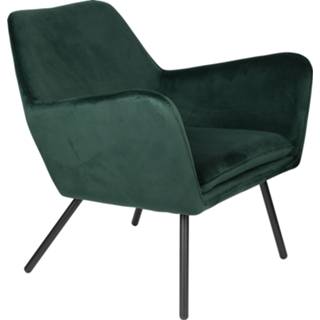 👉 Fauteuil groen velvet ZILT 'Jytte', Velvet, Kleur 8718548049697