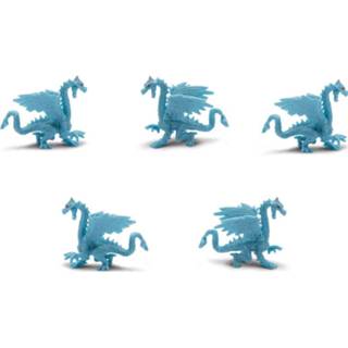 👉 Blauw kunststof junior lichtblauw Safari speelgoedfiguren Ijsdraak 192 stuks 95866348700