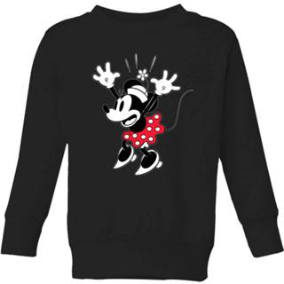 👉 XS zwart unisex kinderen Disney Minnie Mouse Surprise kindertrui - 98/104 (3-4 jaar) 5059478887007