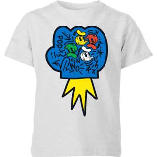 👉 Donald Duck Pop Fist Kids' T-Shirt - Grey - 11-12 Years - Grijs