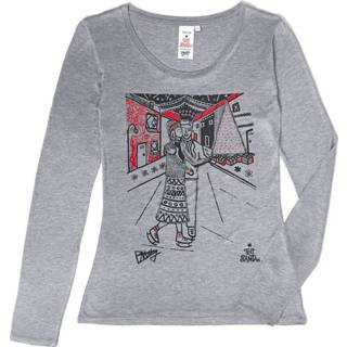 👉 Shirt vrouwen grijs t-shirts Ben Mosely Women's Long Sleeved T-Shirt - Grey S/UK 10 5060411999145