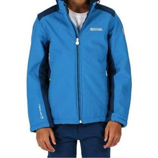 👉 Softshelljack blauw polyester junior lichtblauw Regatta softshell jack Rivendale II mt 98 104 5051522758813