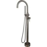 👉 Badmengkraan gunmetal messing mengkraan zonder waste vrijstaand hendel keramisch standaard perlator Sanilux Rond 8719304720607
