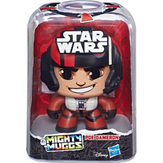 👉 Speelfiguur kunststof rood Star Wars Mighty Muggs E8 Poe 5010993478743