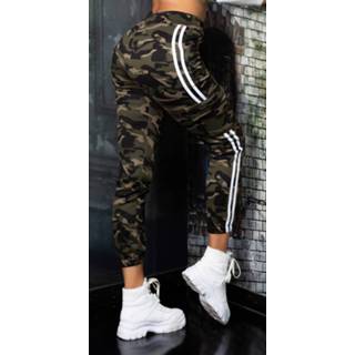 👉 Sexy Camouflage Cargo Sweatpants/ Thermo Khaki