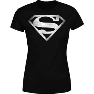 👉 Shirt s zwart vrouwen DC Originals Superman Spot Logo Dames T-shirt - 5056253877086