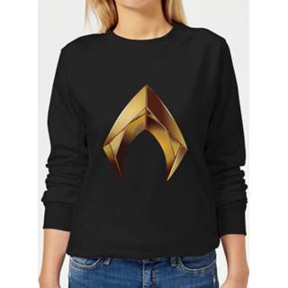 👉 Aquaman Symbol Women's Sweatshirt - Black - XXL - Zwart