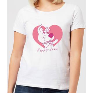 👉 Scooby Doo Puppy Love Women's T-Shirt - White - 5XL - Wit