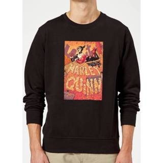👉 Sweat shirt zwart male s Batman Harley Quinn Cover Sweatshirt - Black 5059478941006