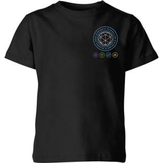 👉 Shirt unisex XS zwart kinderen Avengers: Endgame Logo kinder t-shirt - 98/104 (3-4 jaar) 5059478970464