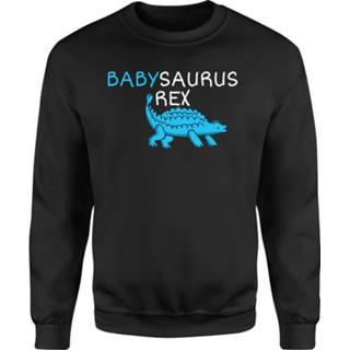 👉 Sweat shirt male xxxxxl zwart 5XL baby's Babysaurus Rex Sweatshirt - Black 5059478326919