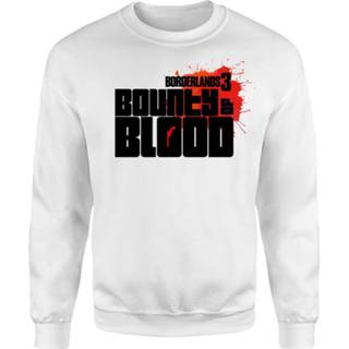 👉 Borderlands 3 Bounty Of Blood Logo Sweatshirt - White - 5XL