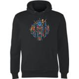 👉 Disney Coco Tree Patroon Hoodie - Zwart - S - Zwart