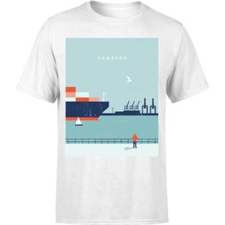 👉 Shirt XXXL 3XL male wit Hamburg Men's T-Shirt - White