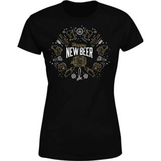 👉 Shirt vrouwen zwart 3XL XXXL Hoppy New Beer Women's T-Shirt - Black 5059478479462