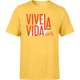 👉 Shirt male geel s Vive La Vida Men's Yellow T-Shirt - 5059478020114