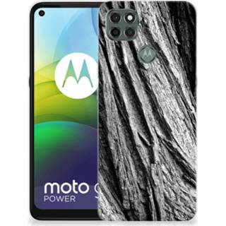 👉 Bumper hoesje grijs Motorola Moto G9 Power Boomschors 8720215236576
