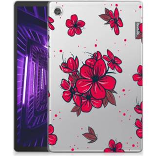 👉 Siliconen hoesje rood Lenovo Tab M10 Plus Blossom Red 8720215392692