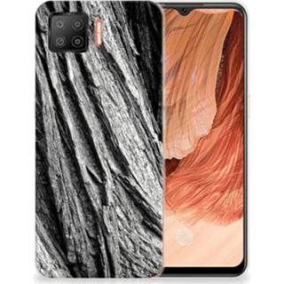 👉 Bumper hoesje grijs OPPO A73 4G Boomschors 8720215527872