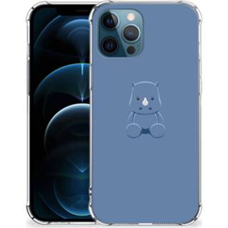 👉 Bumper hoesje baby's IPhone 12 | Pro Stevig Baby Rhino 8720215136166