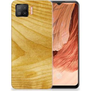 Bumper hoesje hout OPPO A73 4G Licht 8720215050592