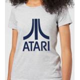 👉 Shirt s grijs vrouwen Atari Logo Dames T-shirt - 5056253801524