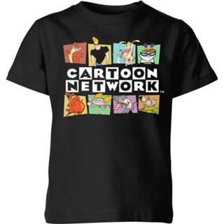 Cartoon Network Logo Characters Kids' T-Shirt - Black - 11-12 Years - Zwart